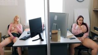 Two busty colleagues masturbate at work m xhamter com