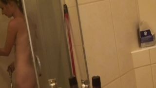 Beauty in the shower pleasures herself quietly xvdlo
