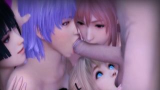 Dead or Alive 3D Animation Heroes Fuck in Every Hole forsedsex