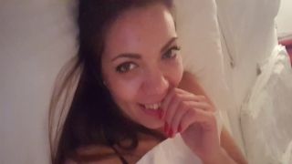Brunette stepsister records herself in her bed anastasiya berthier nude