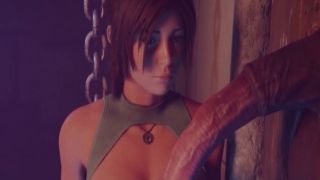 Lara Croft and Huge Dick at Gloryhole hd wap com