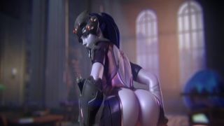 Overwatch 3D Widowmaker with Huge Round Boobs Rough Fuck in All Poses morazzia